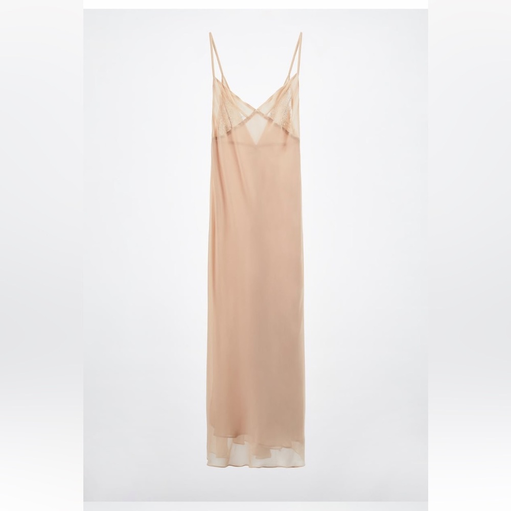 Zara French embroidered dress